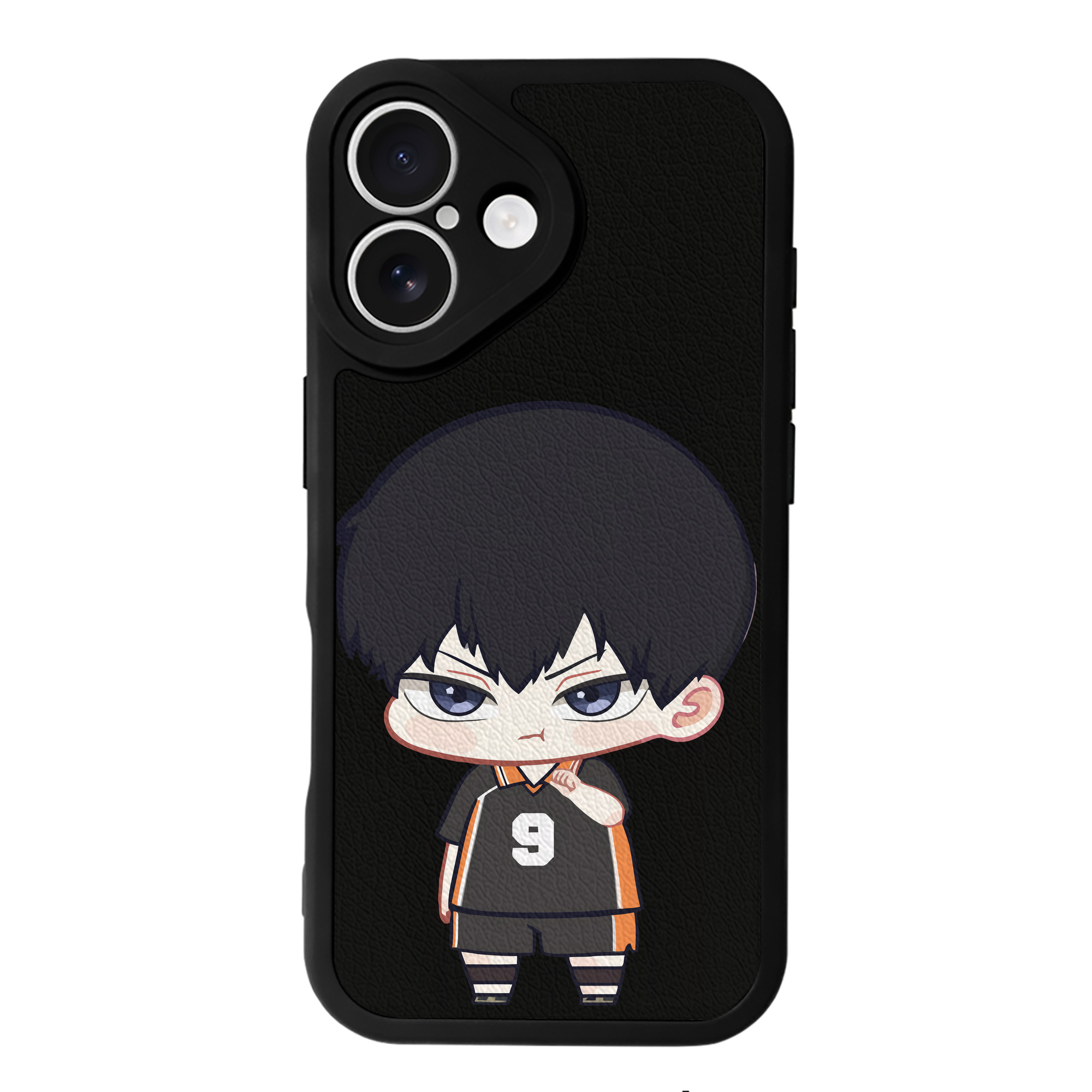 （画像用） ハイキュー!! Haikyu!! 【iPhone 16シリーズ対応】シリコンスマホケース（レザー調） 材質：シリコン
